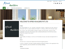 Tablet Screenshot of afreshbuilders.com